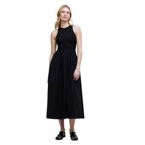 Madewell The Melody Smocked Midi Dress NP124 Size XS Retailed $110